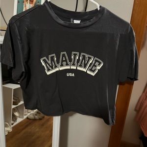 H&M cropped tee. Size Small.